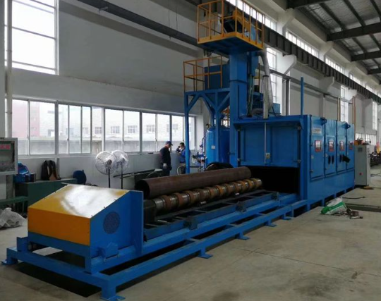 彭水喷砂机在管道除锈中的现场施工应用